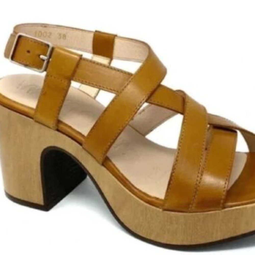Wonders tan leather strappy sandals size 38 and 41 EU